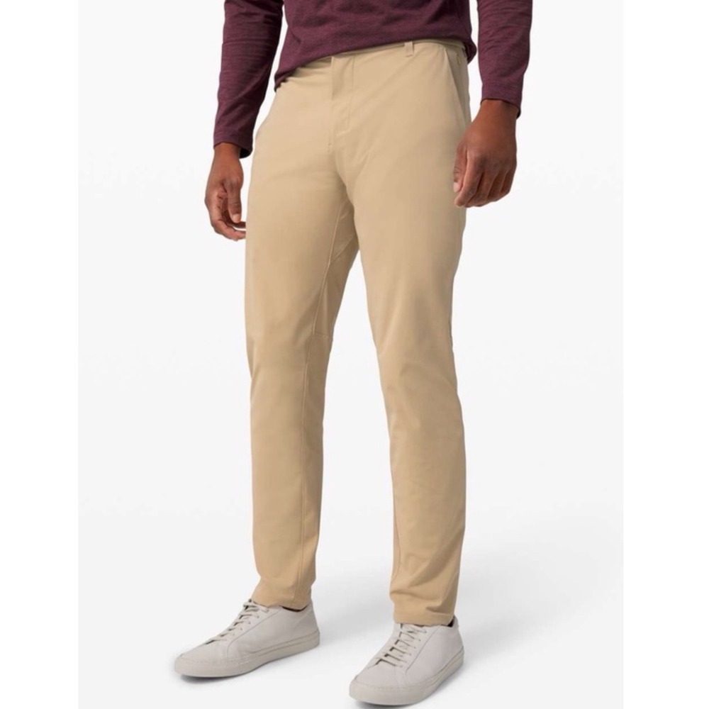 Lululemon Commission Slim Fit Pant Size 28 Khaki Tan